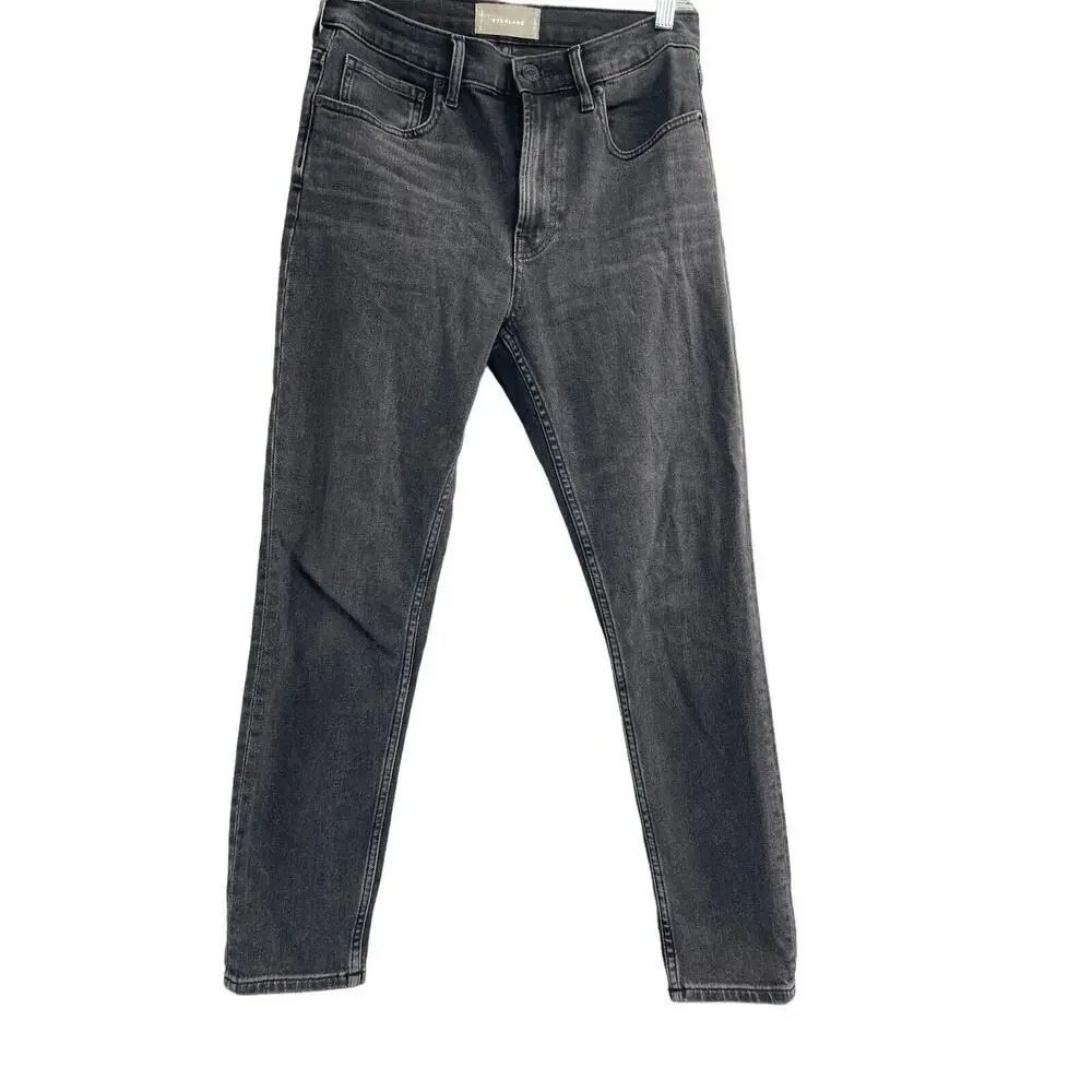 Everlane Womens Size 28 Jeans Gray High-Rise Skinny Denim Ankle - Picture 3 of 12